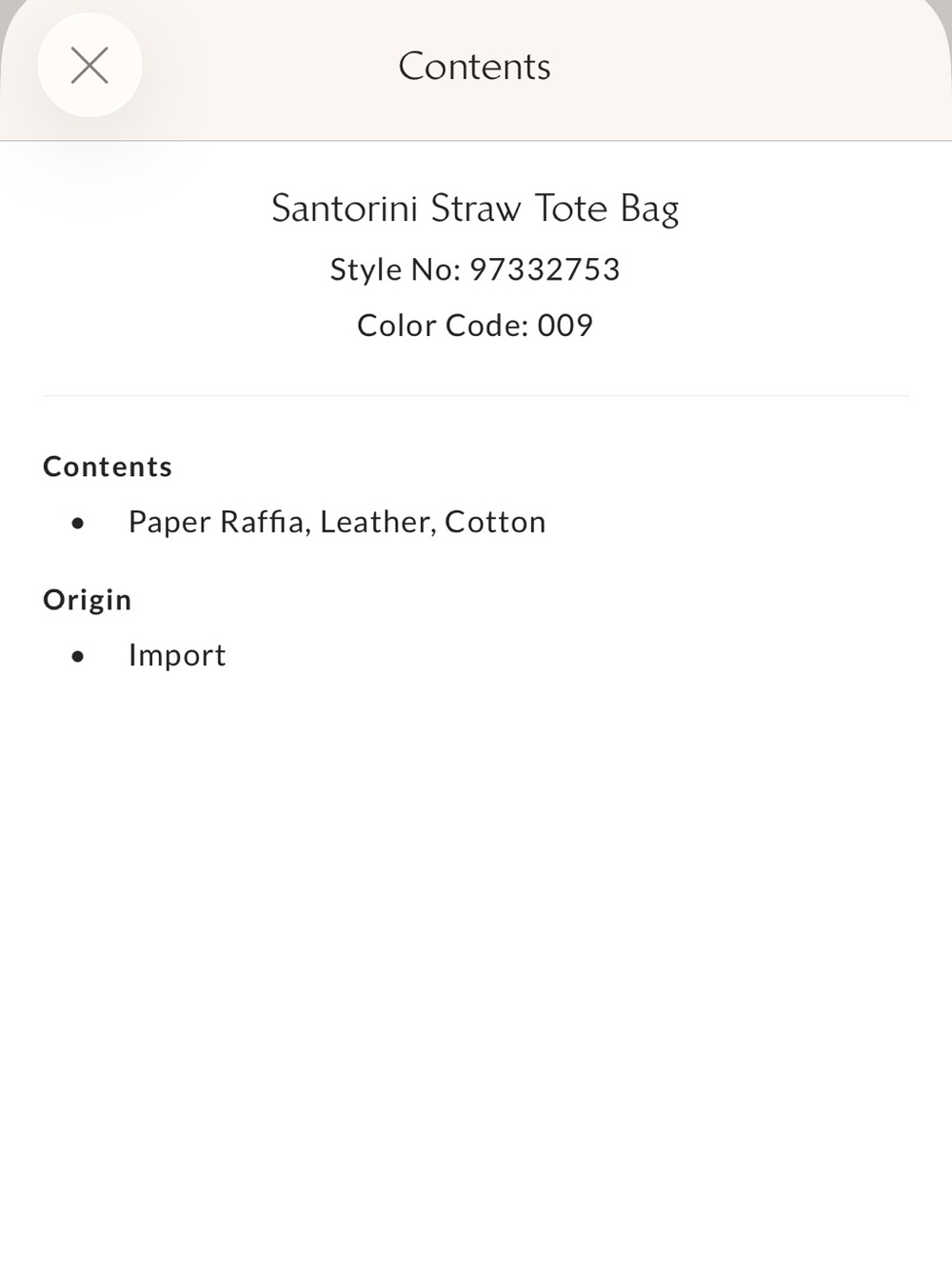 Free People Santorini straw tote bag slouchy black tan zipper raffia - Picture 6 of 11